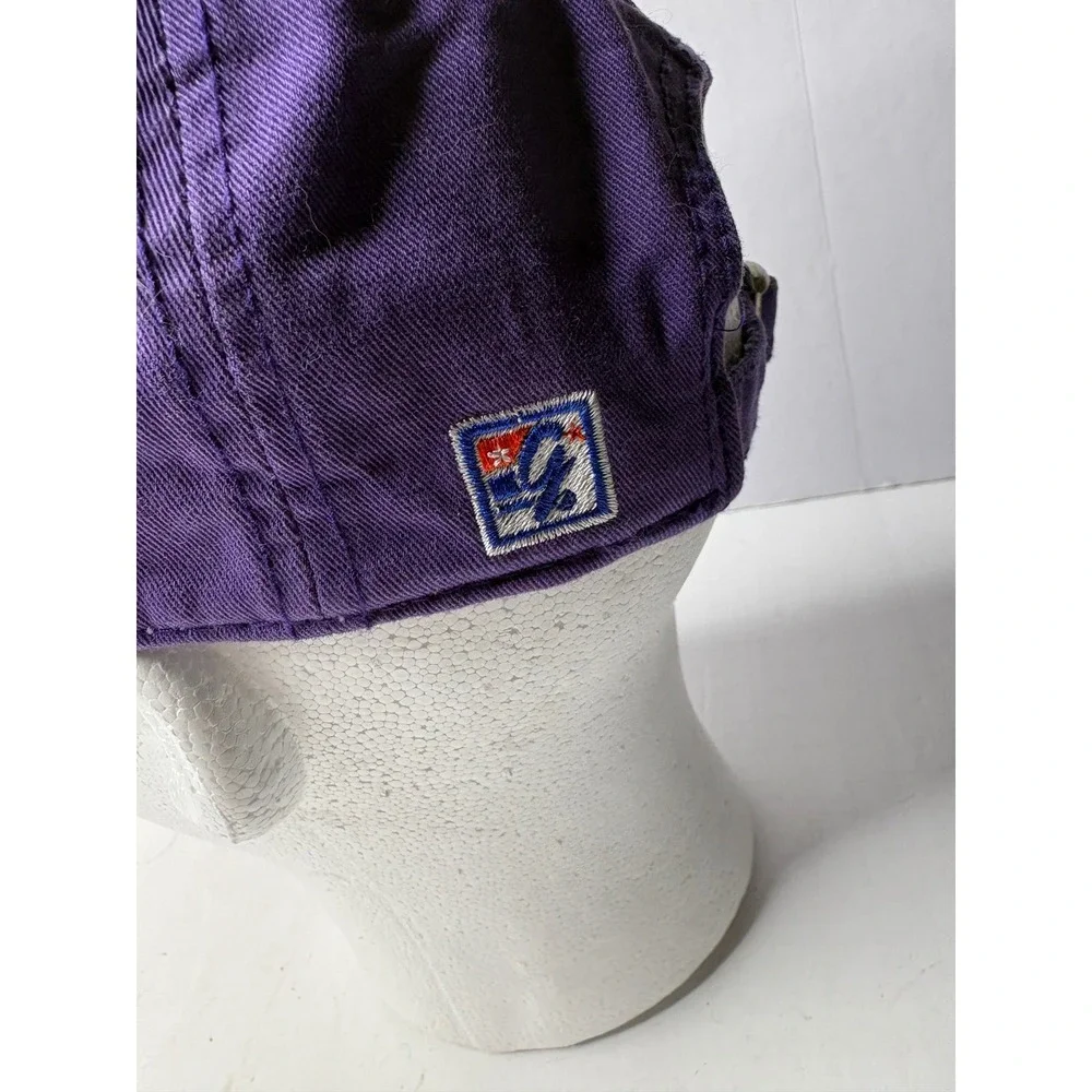 LSU Tigers The Game Purple Adjustable Strapback Baseball Hat Cap Yellow Logo OSF